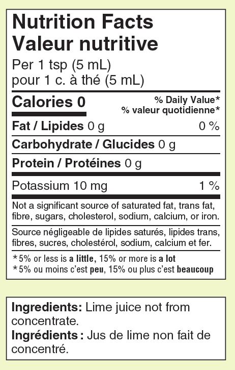Nutrition informations